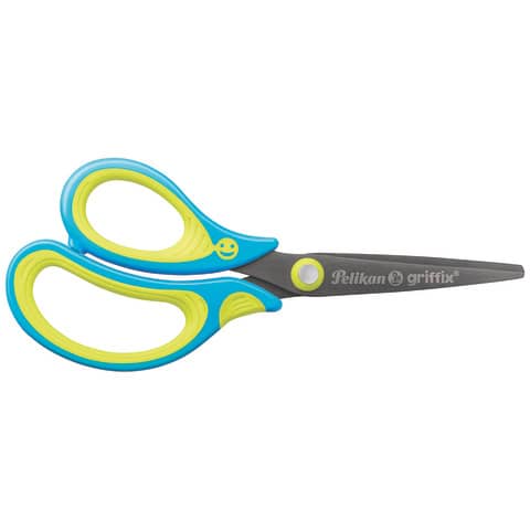 Forbici Griffix 15 cm blu in confezione da 5 pezzi mancini 810265